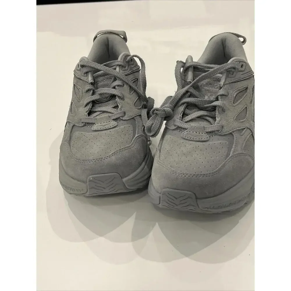 Hoka One One U Clifton L Suede- Limestone/Grey- Men's 8/Women's 9 - Picture 7 of 9